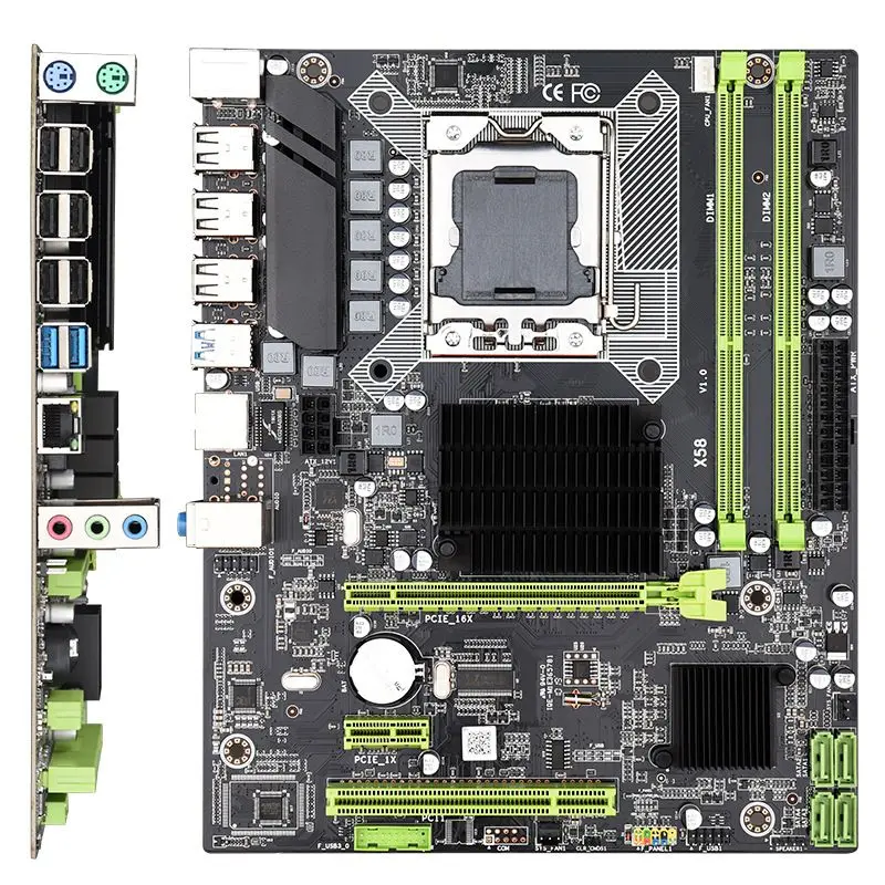 X58 материнская плата LGA 1366 i7 5675 DDR3 материнская плата LGA1366 материнская плата 1366PIN Поддержка rec 32 Гб SB3.0 для компьютера