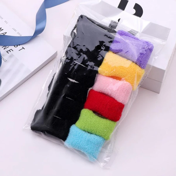 12pcs black colorful 12 шт./упак. Карамельный цвет резинка для волос резинки для волос милые утепленные резинка для волос ободок Девушки Женщины Головные уборы тканью; прическа хвостик; - Цвет: 12pcs black colorful