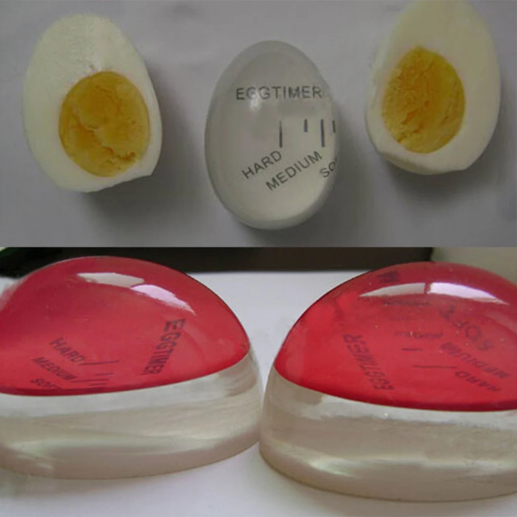 

Egg discoloration timer delicious soft boiled egg cooking kitchen environment friendly resin egg timer