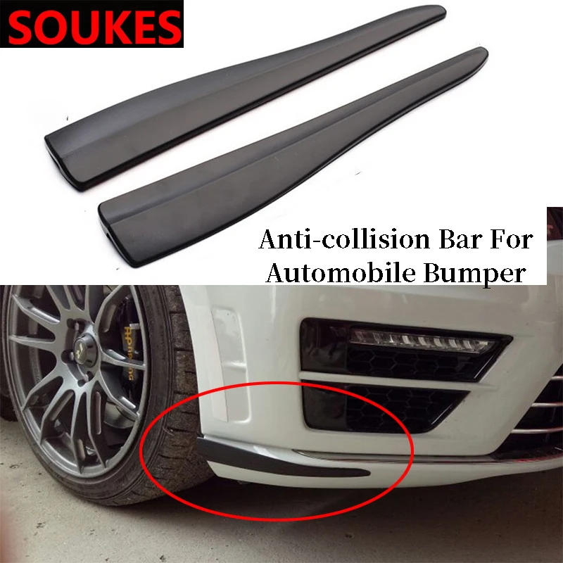 

2pcs 6D Carbon Car Spoiler Bumper Strip Sticker For Toyota Corolla Avensis RAV4 Yaris Auris Hilux Prius verso MG 3 ZR Buick