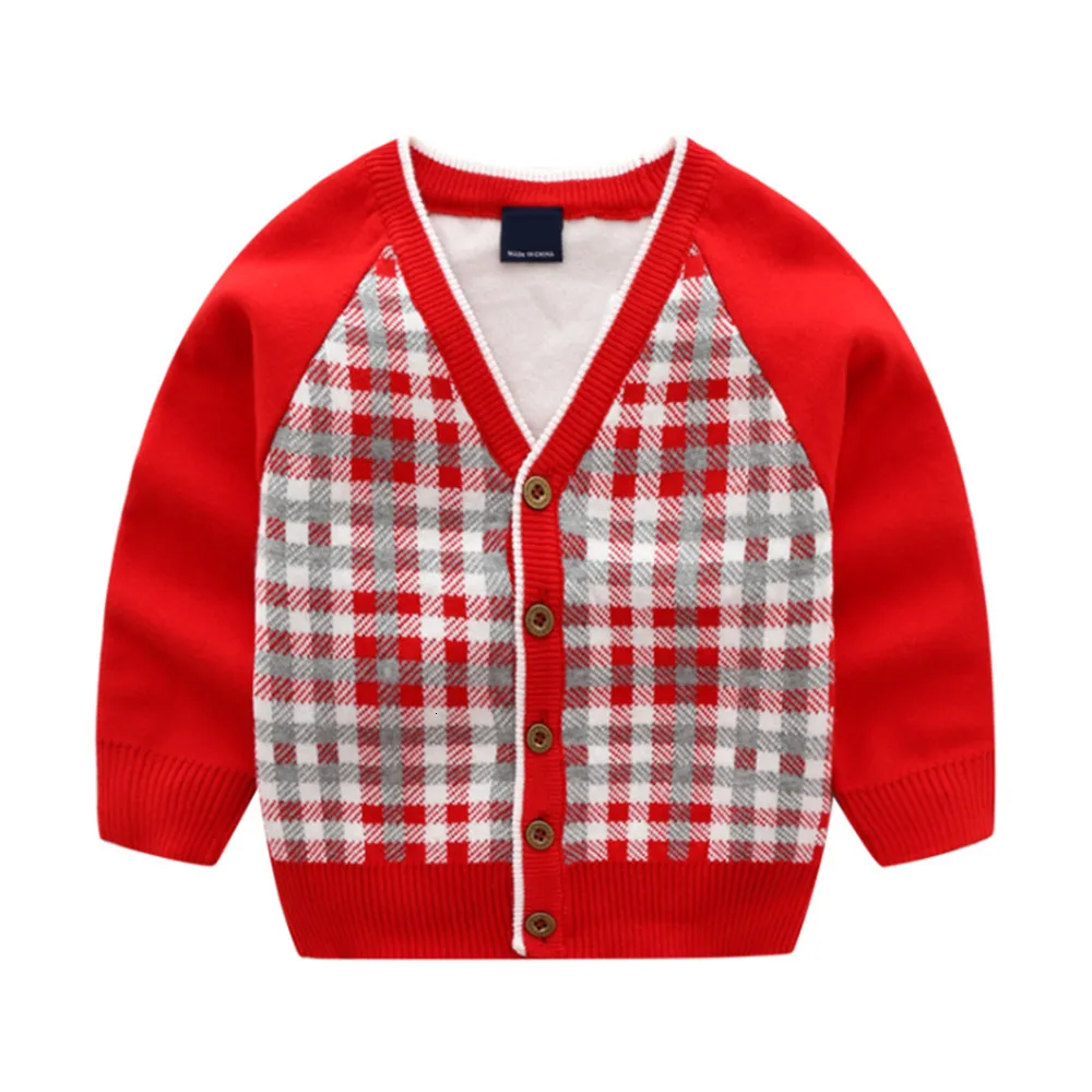 LILIGIRL из хлопка для маленьких девочек свитера мальчиков осень зима свитер двойной