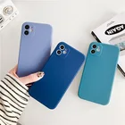 Силиконовый чехол ZiYan для iPhone 12 11 Pro X XR XS Max 8 7 6 6S Plus SE, мягкая задняя крышка для защиты объектива 2020 карамельных цветов