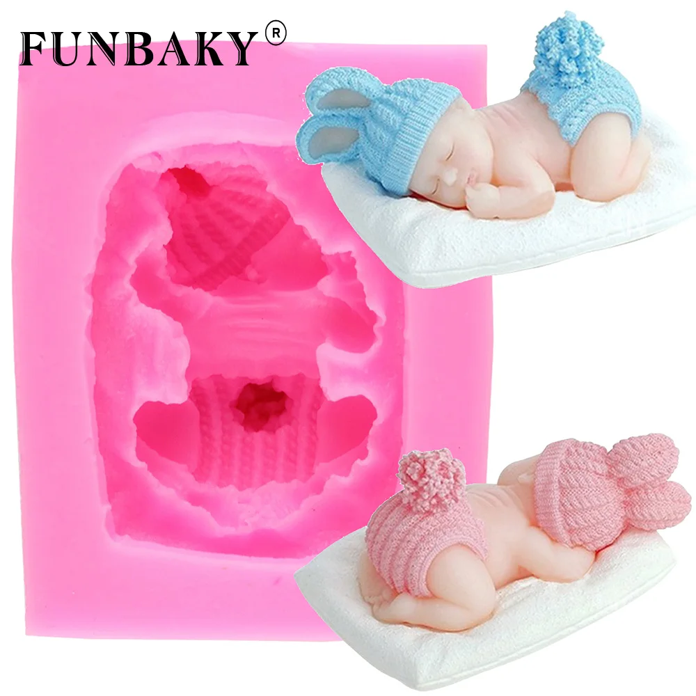 FUNBAKY стереоскопическая силиконовая форма для свечей ручной работы украшения