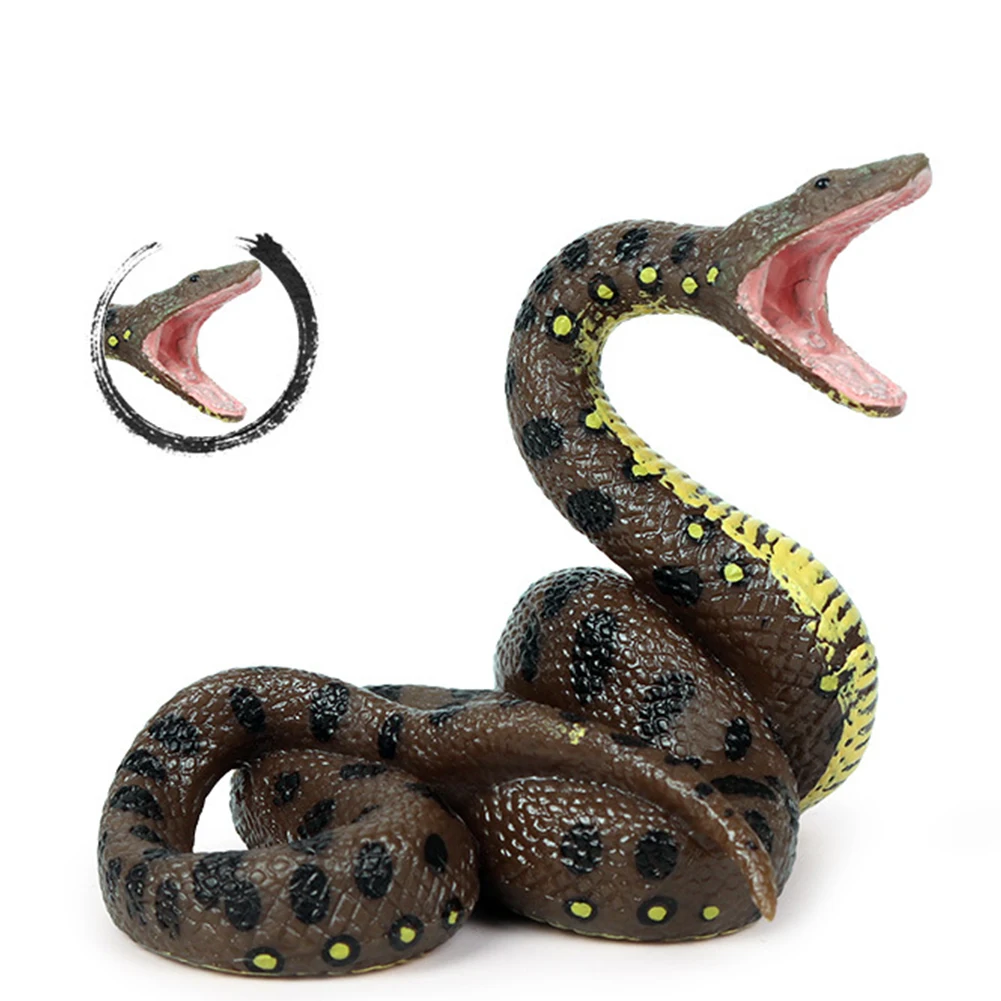 Реквизит из ПВХ для сада безопасная розыгрыш рептилия гигантский питон хитрый