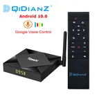 ТВ-приставка Tanix Android 10,0 TX6S 4 ГБ 32 ГБ ТВ-приставка Allwinner H616 четырехъядерный H.265 4K медиаплеер Google голосовой помощник