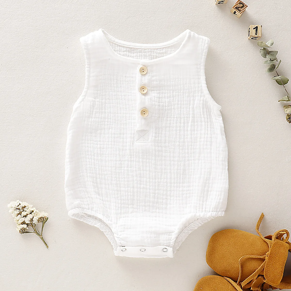

Summer Infant Baby Boys Girls Sleeveless Fashion Baby