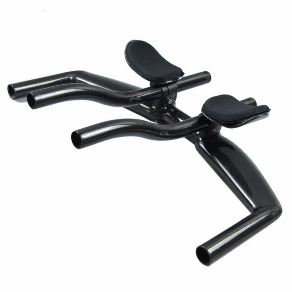 Цена Полностью углеродное волокно для велосипеда TT, подставка для руля, наконечники 31,8 мм, запчасти для велосипеда, аксессуары для дорожного вел...