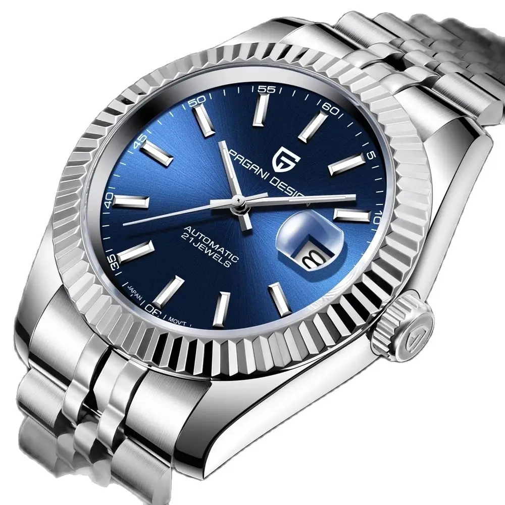 

Men Mechanical Watch Top Brand Luxury Automatic Watch Sport Stainless Steel Waterproof Watch Men relogio masculino
