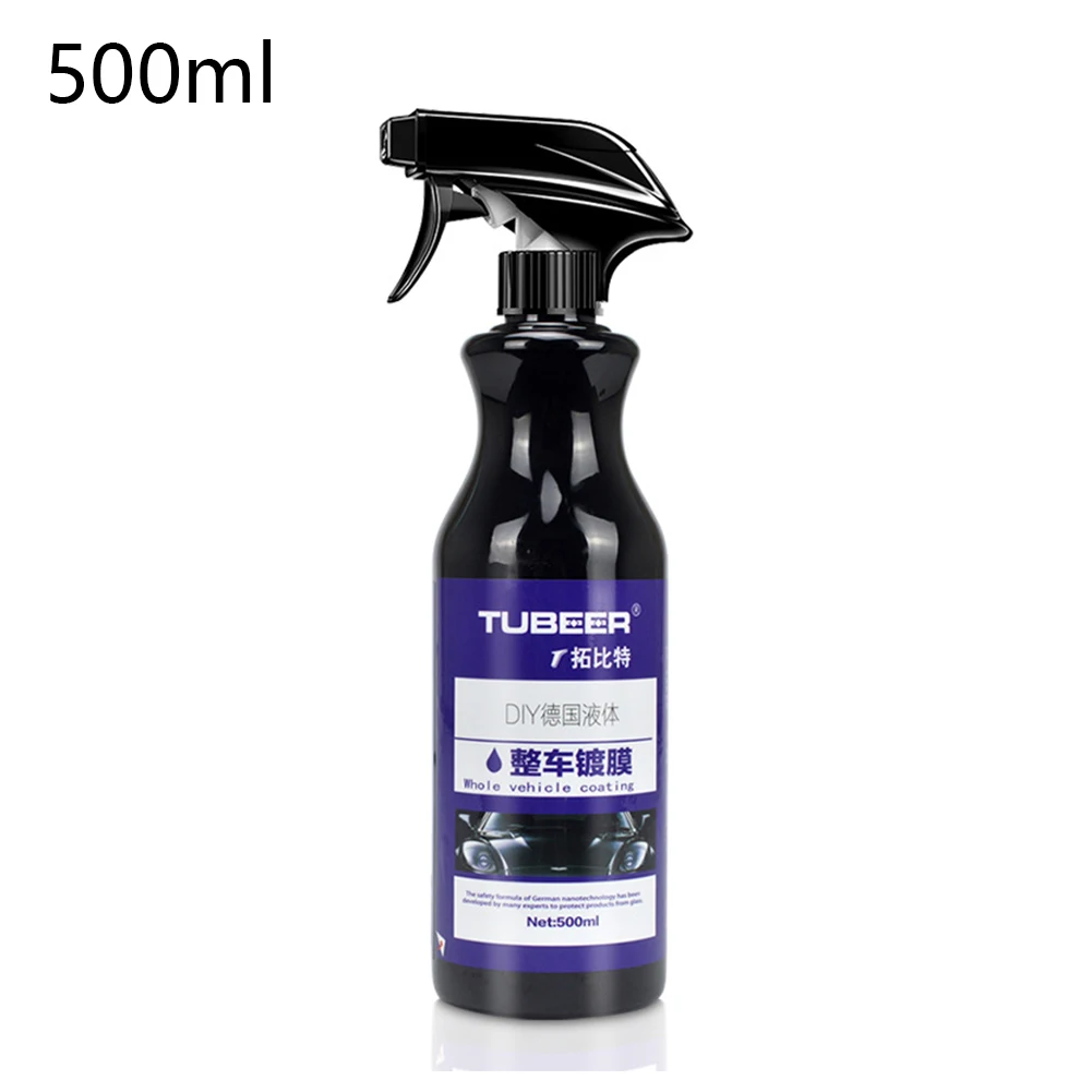 500ml 120/300/500 мл Nano автомобиль окрашенный воск автомобиля Опрыскивание нанесения покрытий роспись покрытие полировка распыления по уходу за автомобилем гидрофобное нано-наружных осветительных приборов - Цвет: 500ml