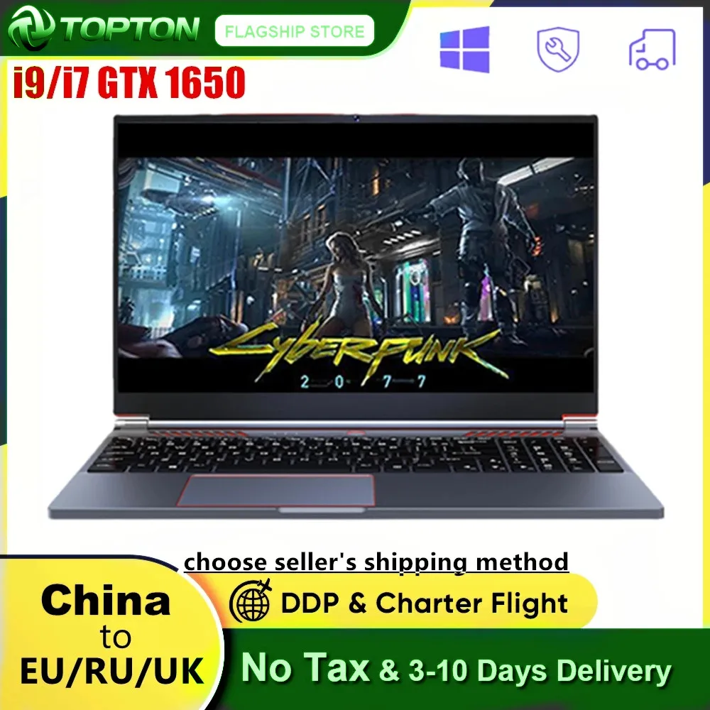 15 6-дюймовый металлический игровой ноутбук Intel Core i9 8950HK i7 16 1 H Nvidia GTX 9750 4G ультрабук