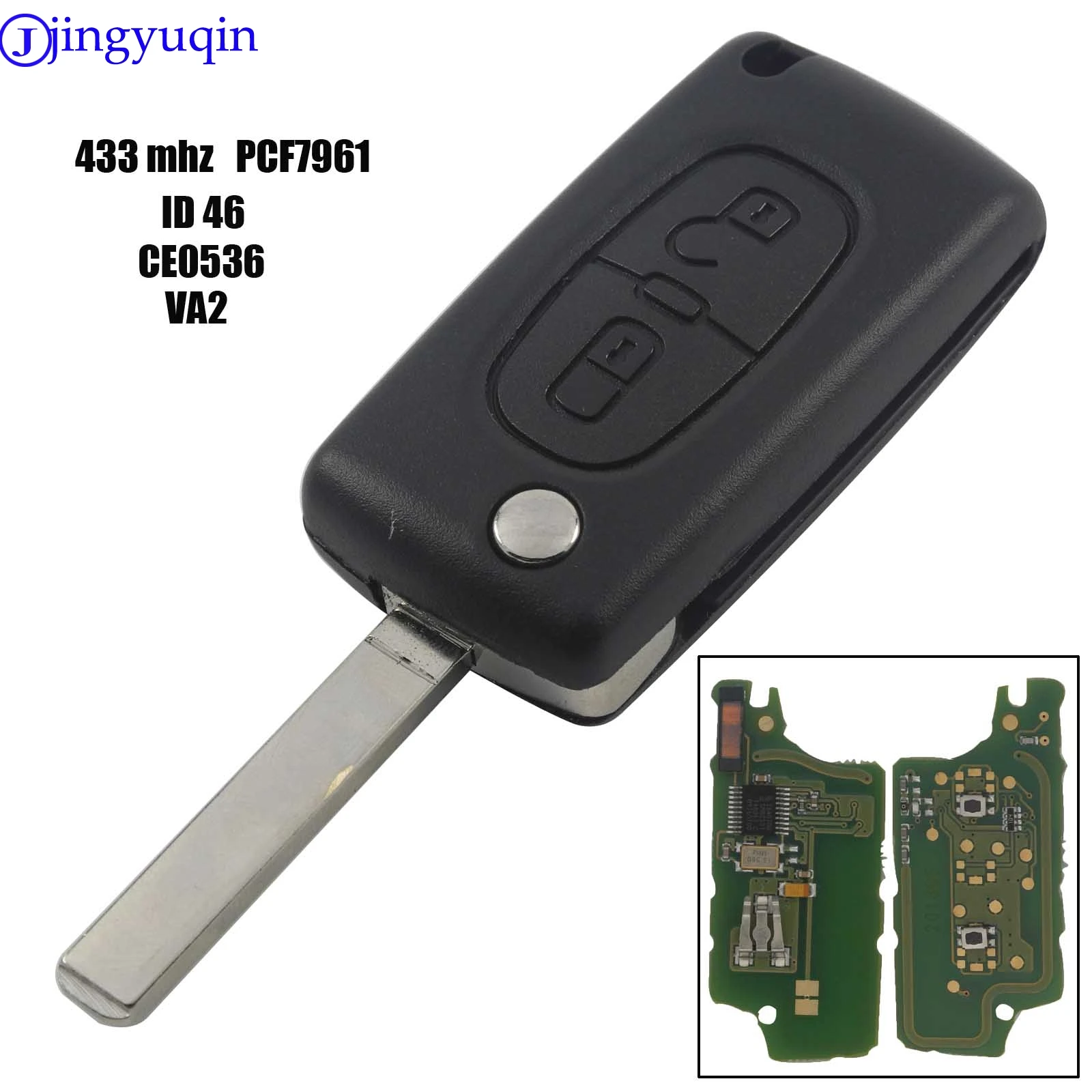 Jingyuqin 50p 2/3B ASK с 7961/7941 электронной платой CE0536/523 для Peugeot 307 308 408 407 207 Citroen C2 C3 C4