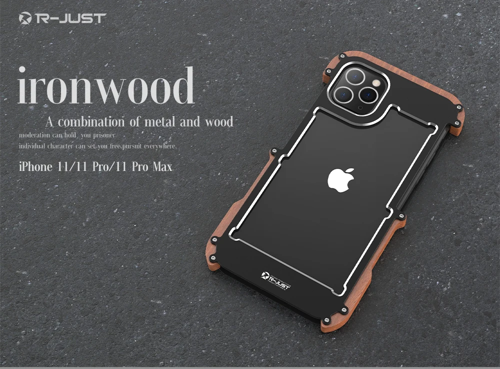 Алюминиевый металлический бампер для iPhone 11 11pro max деревянная рамка ретро пара чехол для телефона для iPhone X XS XR max рамка чехол bmper