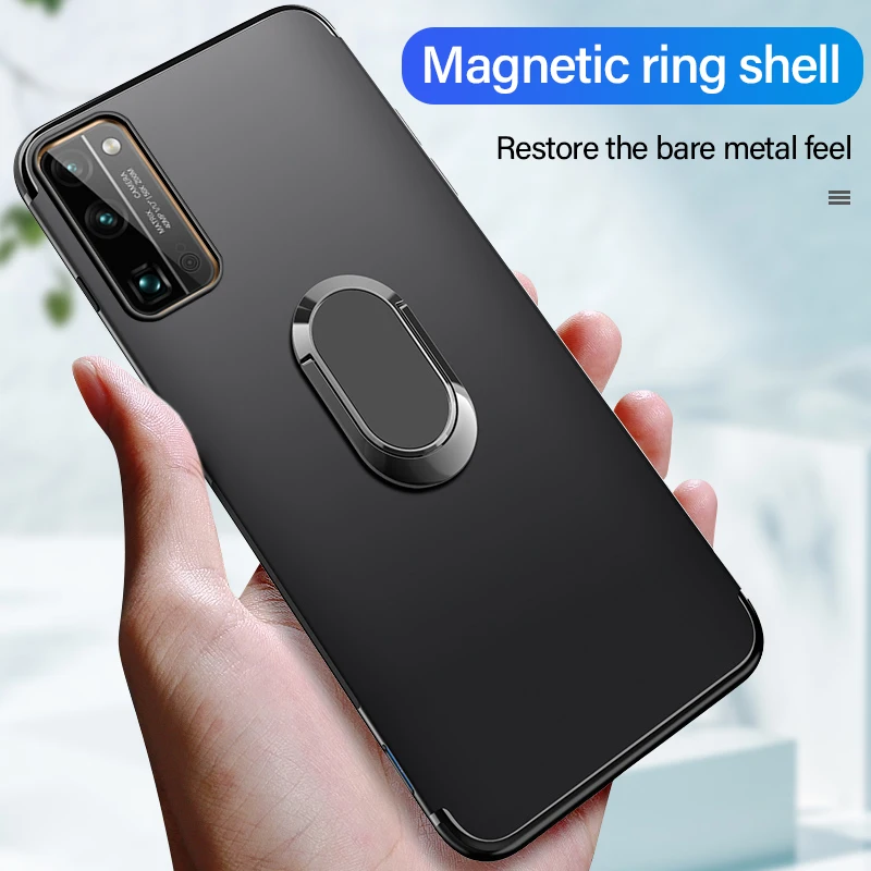 

Luxury Magnetic Magnet Car Finger Ring Case on For Huawei P40 Magnetic Ring Shell for Huawei P40 Pro