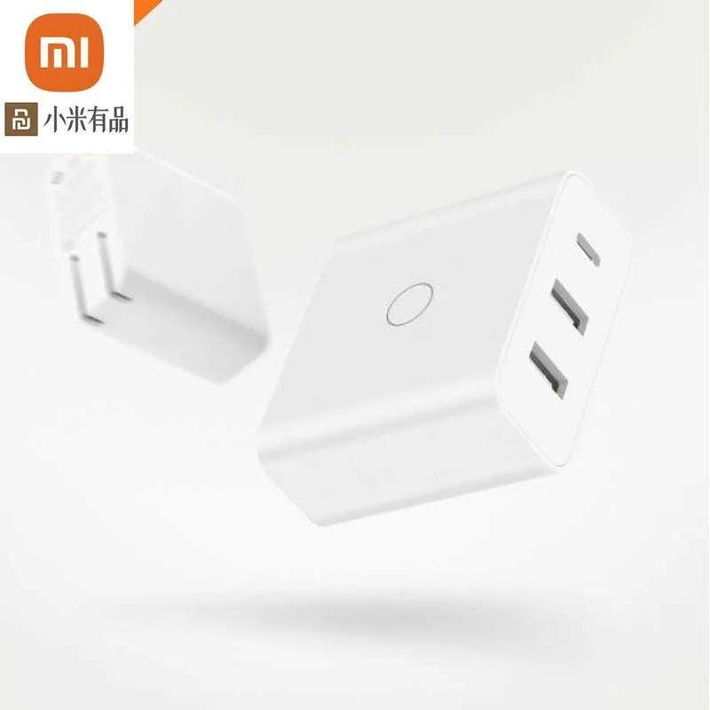 

xiaomi ZMI USB charger 65W fast charge version USB-C type-C 45W output USB-A 20W fast charge three output adapter Smart