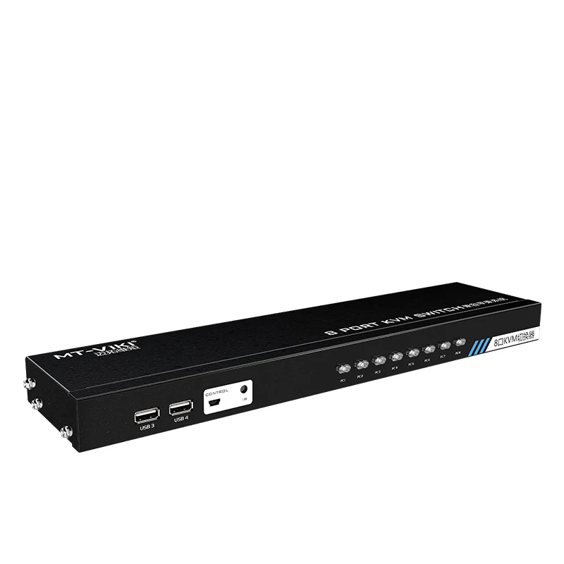 MT-Viki 8-портовый KVM переключатель VGA USB ИК-пульт дистанционного управления
