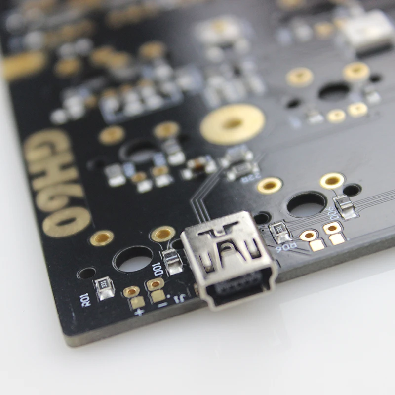 Xd60 Xd64 V2.0 PCB пользовательская механическая клавиатура комплект Underglow RGB GH60 60% программируемый Mx Alps Stem Spacebar Mini USB