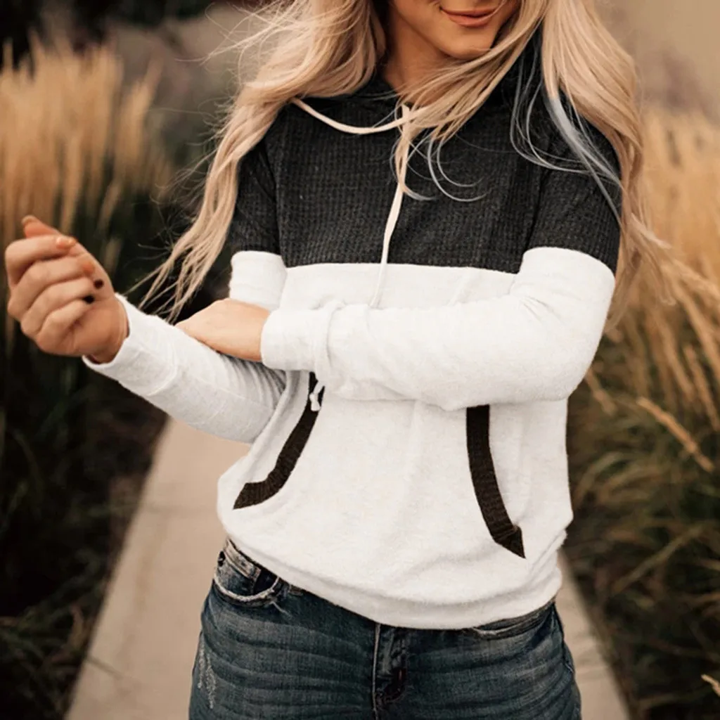 Женские повседневные топы с капюшоном Рубашки Топы Толстовка Прямая поставка |