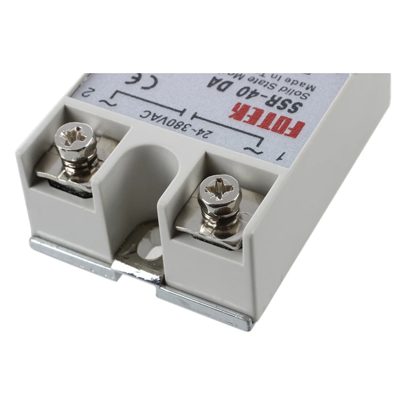 Контроль температуры твердотельное реле SSR-40DA 40A 3-32V DC 24-380V AC | Обустройство дома