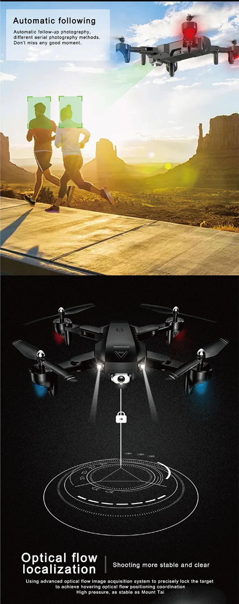 Дрон с 720 P/1080 P камерой RC вертолеты дроны без камеры gps rc игрушки 2,4G оптическое положение потока антенна rc Квадрокоптер