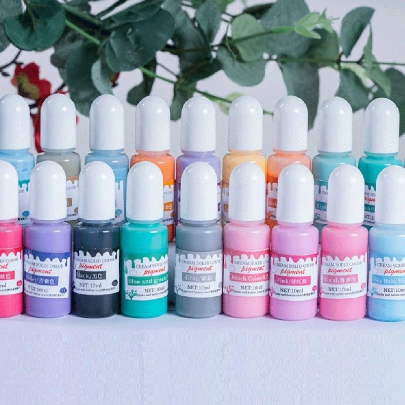 

24 Colors Epoxy UV Resin Pigment Opaque Liquid Epoxy UV Resin Dye Resin Colorant