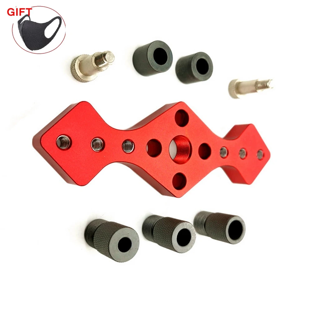 

Woodworking Drill Locator Vertical Pocket Hole Fixture Woodworking Self-centering Drill Bit Fixture Locator Pin Fixing Device