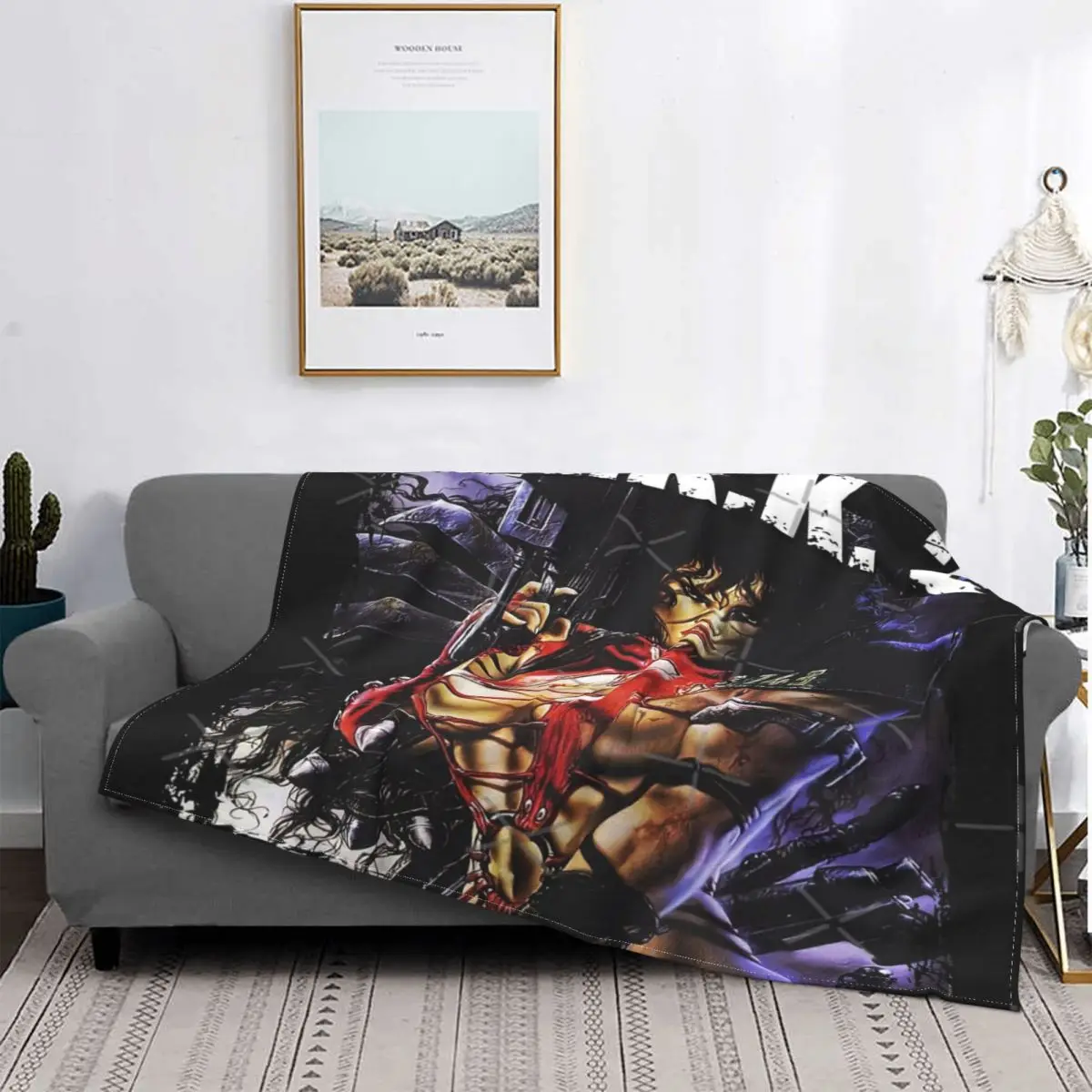 

Fakk 2-Manta de Metal pesado, a cuadros para cama colcha, manta Kawaii, colcha de verano