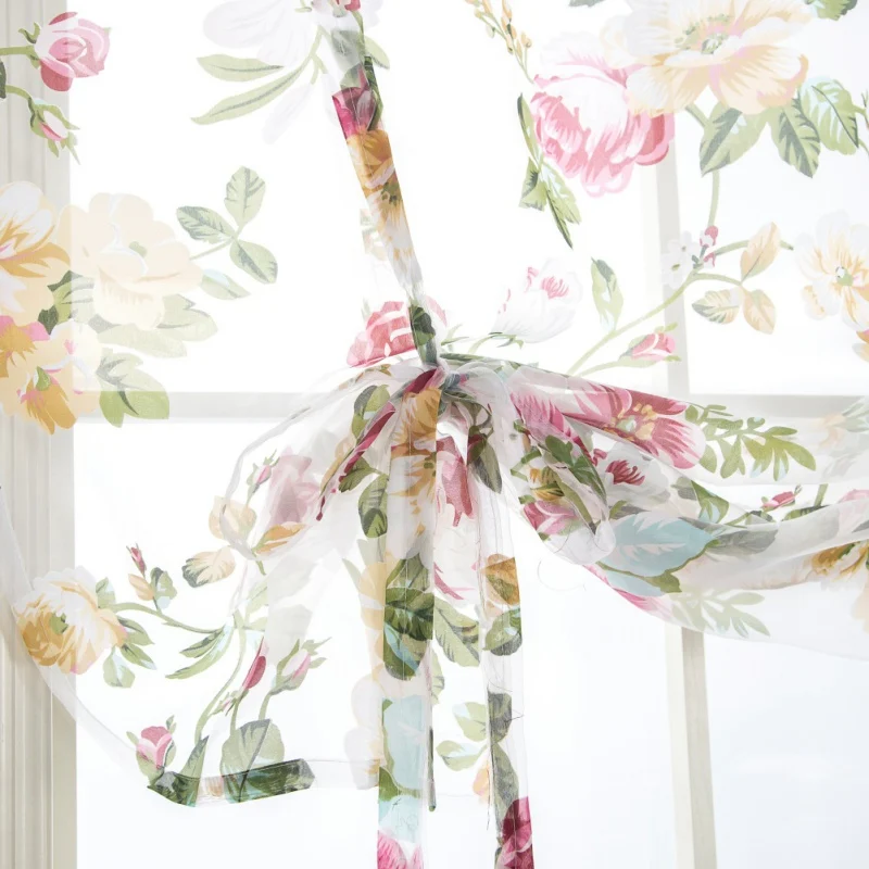 120x120 см оконный экран для спальни гостиной короткий занавес светильник