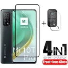 4-в-1 для Xiaomi Mi 10T Pro стекло для Mi 10T Pro закаленное стекло Защитная пленка для экрана для Mi 10T Pro Lite 5G стекло объектива