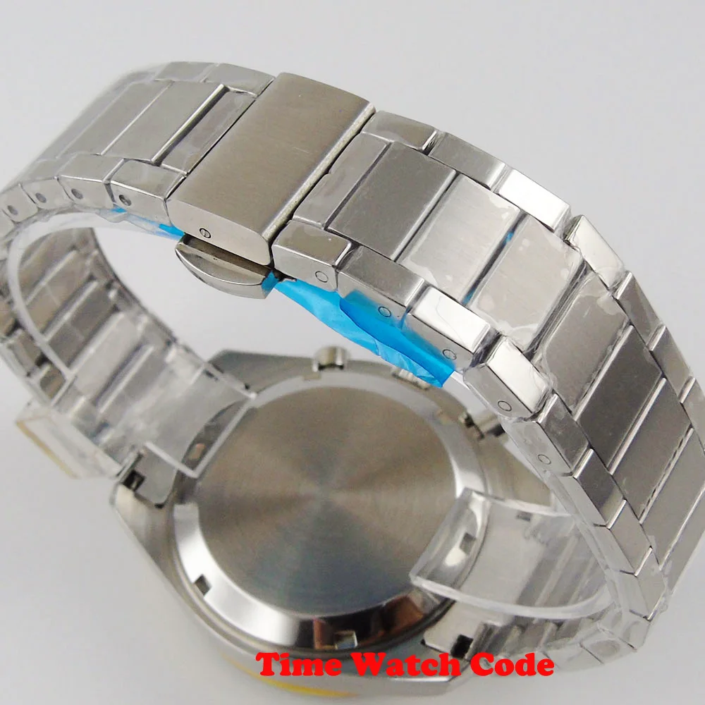 Мужские часы с автоматическим перемещением Bliger 40 мм мужские черным циферблатом