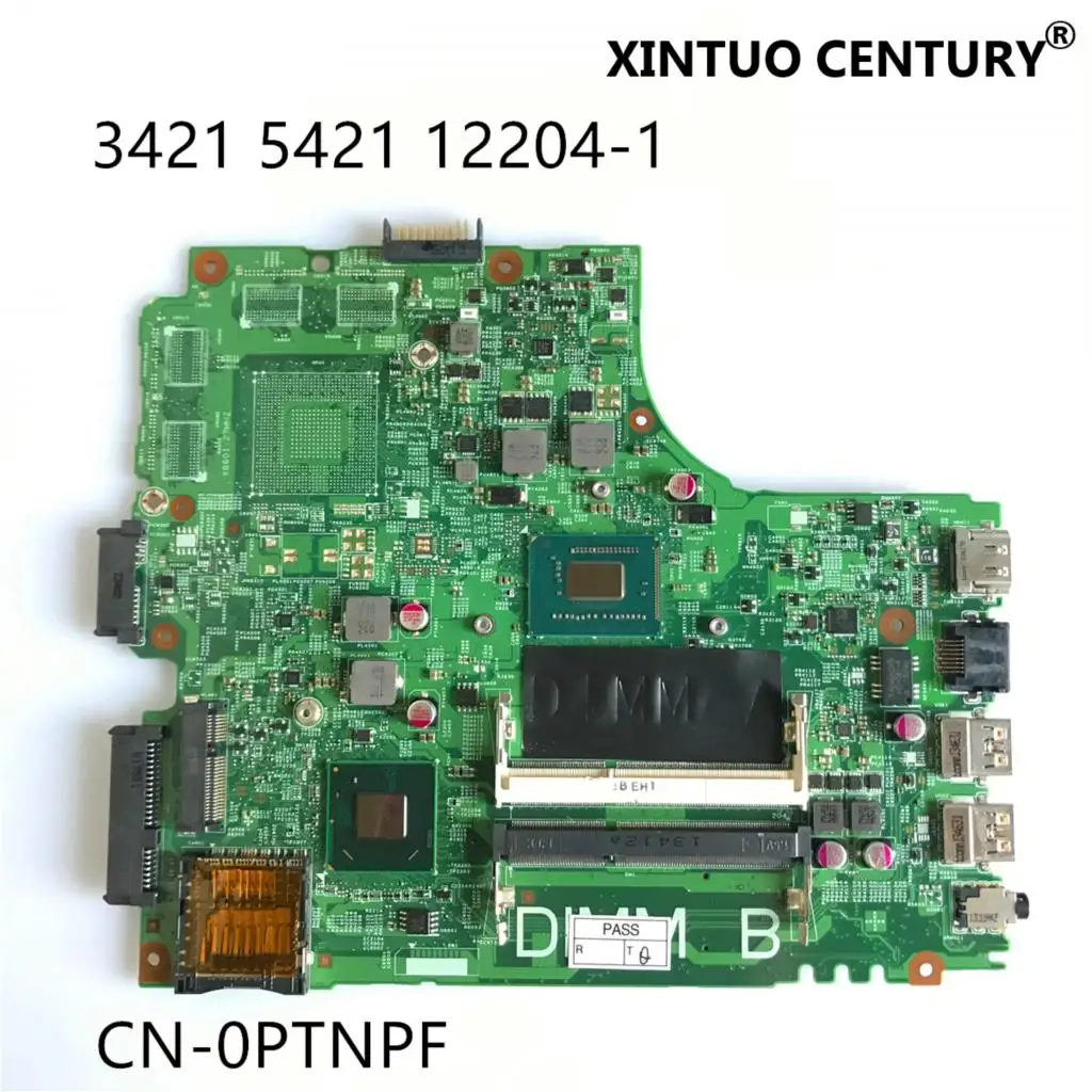 

CN-0PTNPF 0PTNPF PTNPF For Dell INSPIRON 3421 5421 Laptop Motherboard 5J8Y4 12204-1 SR10A 1017U Mainboard 100% tested working
