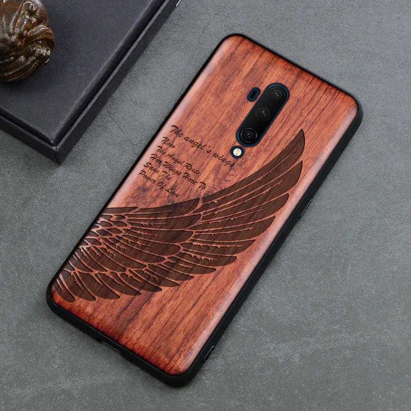 Чехол для телефона Oneplus 7t 7 pro оригинальный ТПУ чехол Boogic Wood OnePlus 6t 5t аксессуары