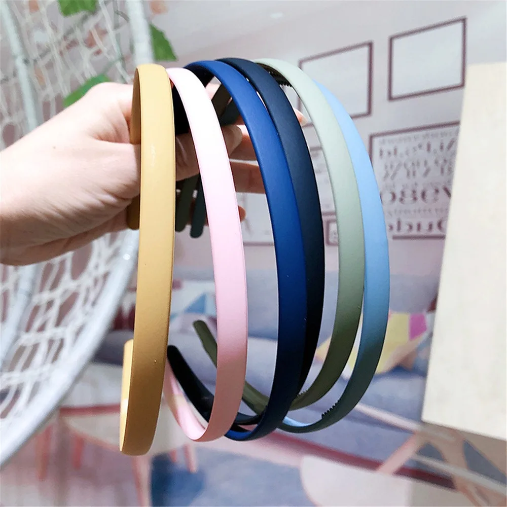 

New Matte Thin Toothed Anti-slip Hairband Korea Style Face Washing Makeup Headband Simple Joker Hair Accessories For Women Girls