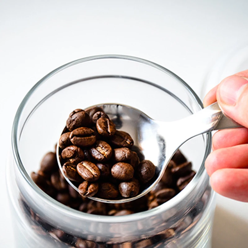 

2Pc Cute Stainless Steel Sugar Salt Spice Condiment Spoon Short Handle Kids Ice Cream Tea Coffee Scoop Kitchen Tools