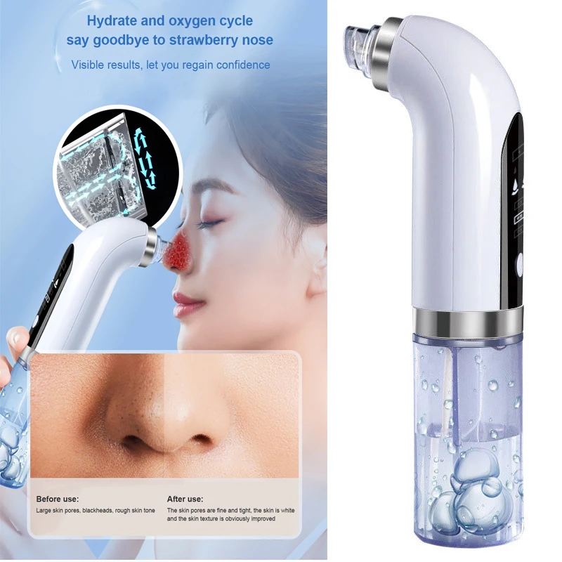 

Water Cycle Electric Facial Cleaning Cleaner Blackhead Vacuum Acne Remover Shrink Pores Hydrating Facial Cleaner Tool
