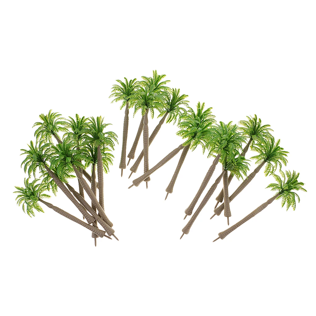 

20x 1/250 Mini Coconut Green Tree Model 6.5cm/2.56inch for Diorama