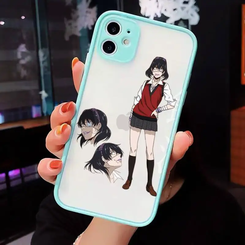 

Crazy excitement Phone Case For iPhone 12 11 Mini Pro XR XS Max 7 8 Plus X Matte transparent blue Back Cover