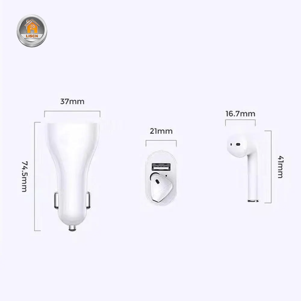 2 в 1 автомобильные Bluetooth наушники с USB портом|Автомобильный комплект Bluetooth| |