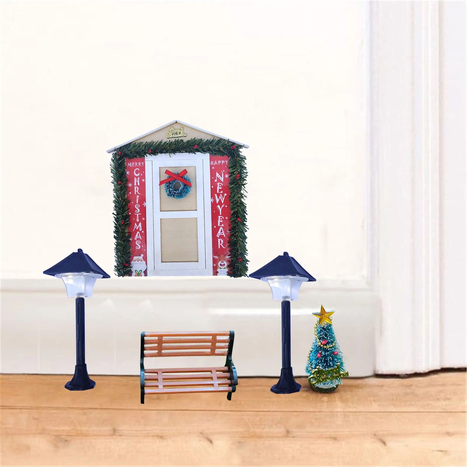 

Christmas Miniature Dwarf Set Diy Decoration Ornaments Fairy Garden Figurines Doll House Christmas Decoration Accessories