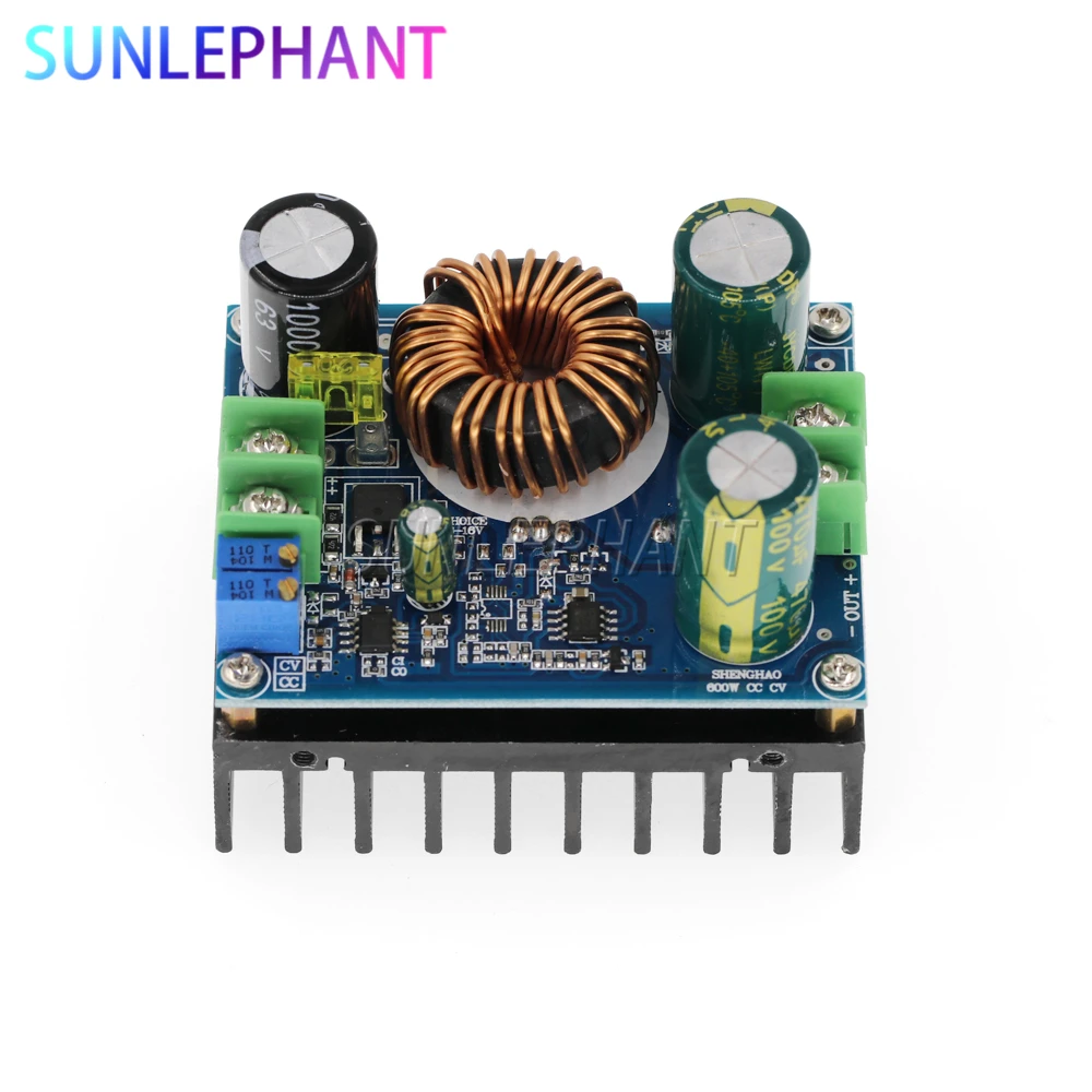 

600W 12A DC Boost Voltage Converter 12-60V to 12-80V Step-up Power Supply Transformer Module Regulator Controller Constant Volt