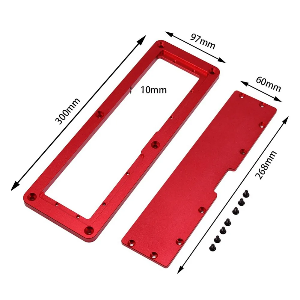 

Electric Circular Saw Flip Cover Plate Flip-Floor Table Special Cover Plate Adjustable Aluminium Insert Plate For Table Saw