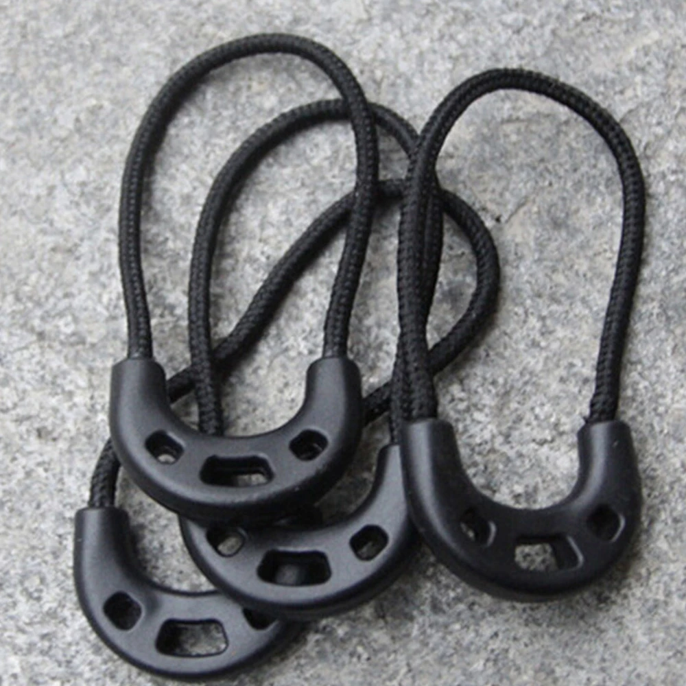 5PCS Replacement Zip Puller Suitcase Tent Backpack Zipper Pull Ends Lock Zips Bags Clip Buckle Travel Clothing Outdoor Tools | Спорт и
