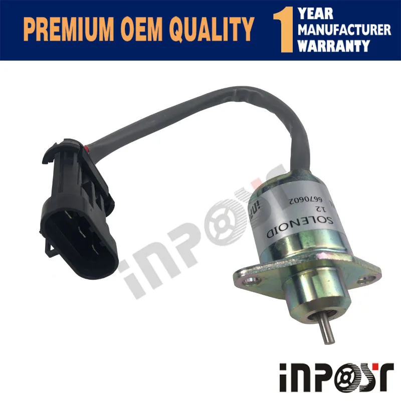 

В наличии остановочный соленоид клапан 6670602 12В топливный для Kubota