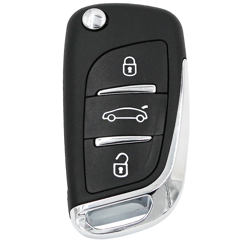 Складной ключ в стиле DS для Peugeot 206 207 206CC 3 кнопки бесключевой доступ дистанционный