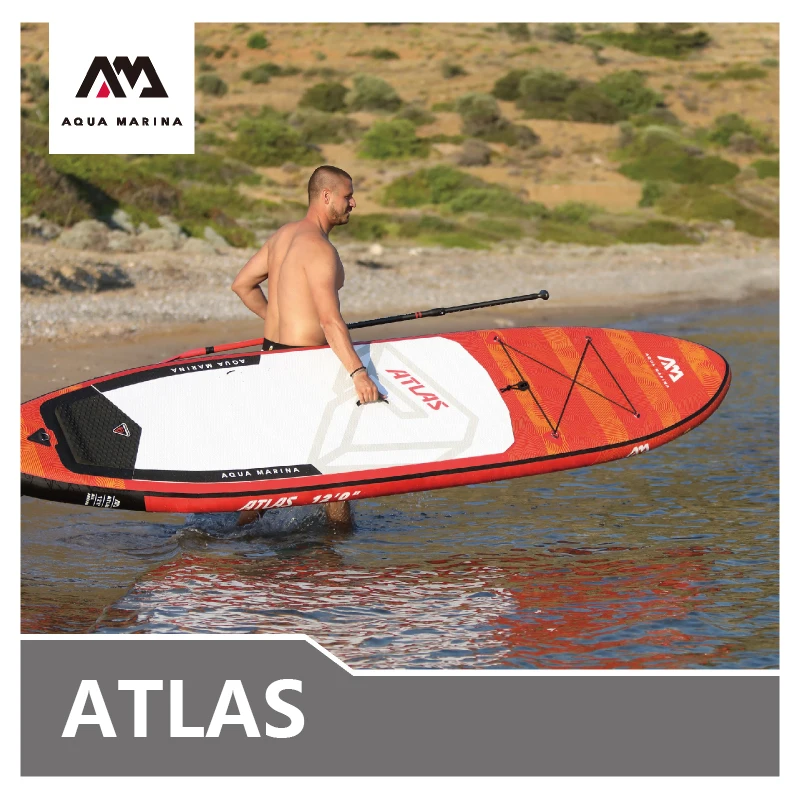 Весло Aqua Marina Altas доска для серфинга надувная водных видов спорта 366x84x15 см | Спорт и