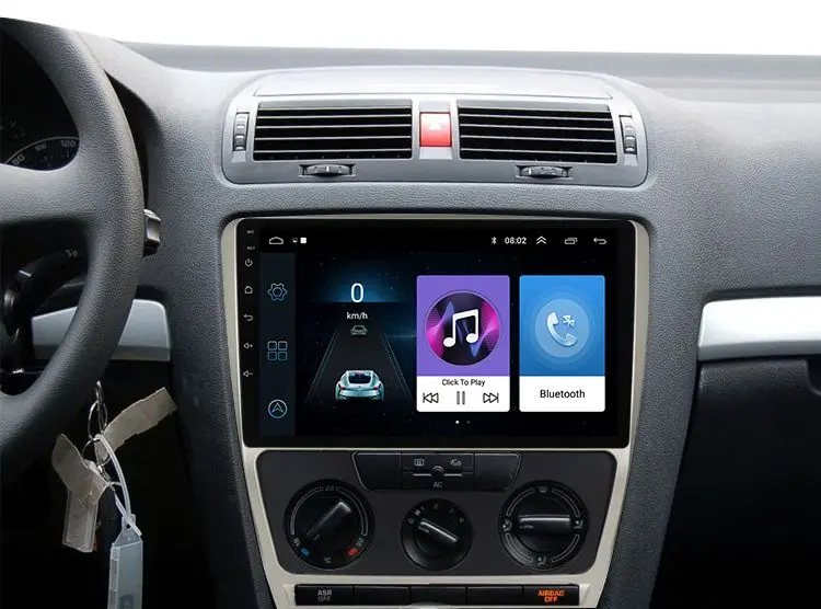 Автомагнитола 2 din мультимедийный проигрыватель для Skoda Octavia A5 2008 2013 навигация