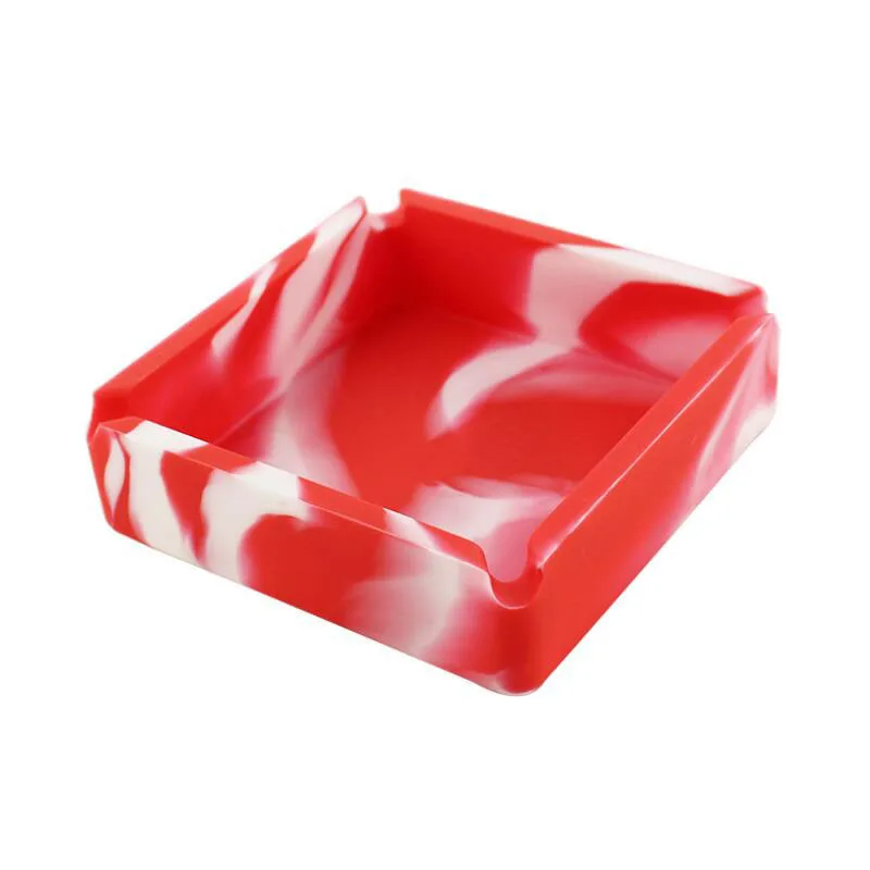 1 шт. силиконовая пепельница высокое качество Квадратная Пепельница камуфляж из