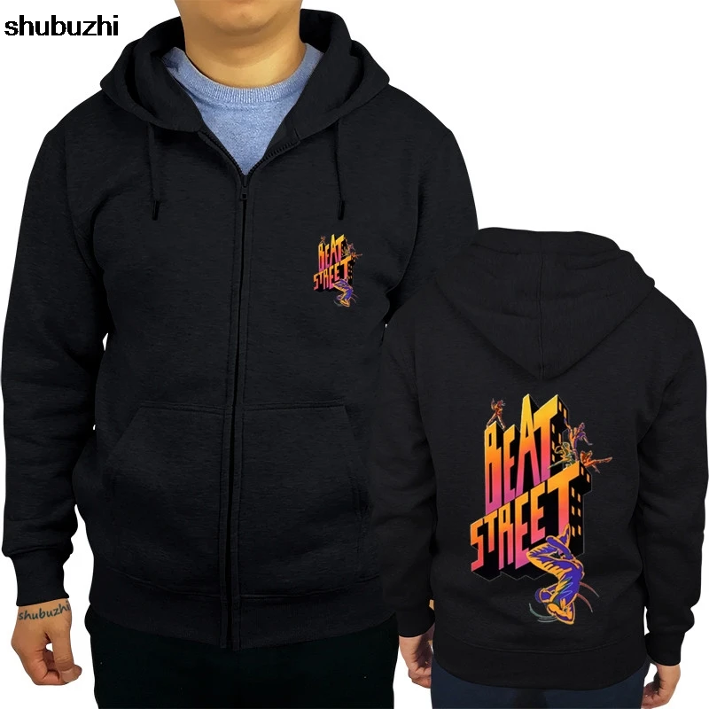 Новое поступление Мужской свитшот на молнии с надписью Beat Street Dance 1980s shubuzhi осенние