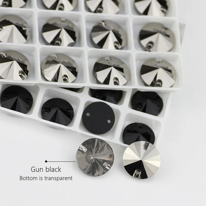 Бусины для одежды сделай сам кристалл двойное стекло ручная работа круглые