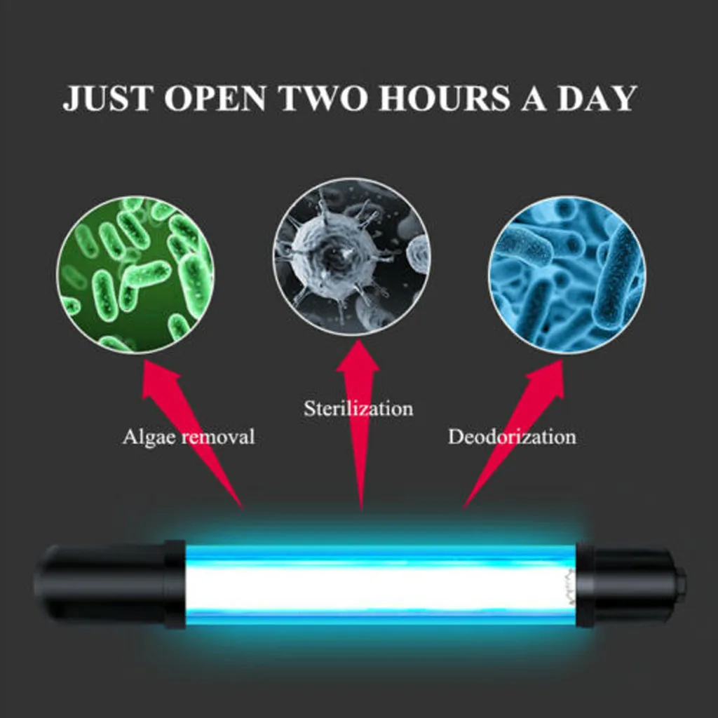 УФ-стерилизатор для аквариума погружной светильник с фильтром очистки воды