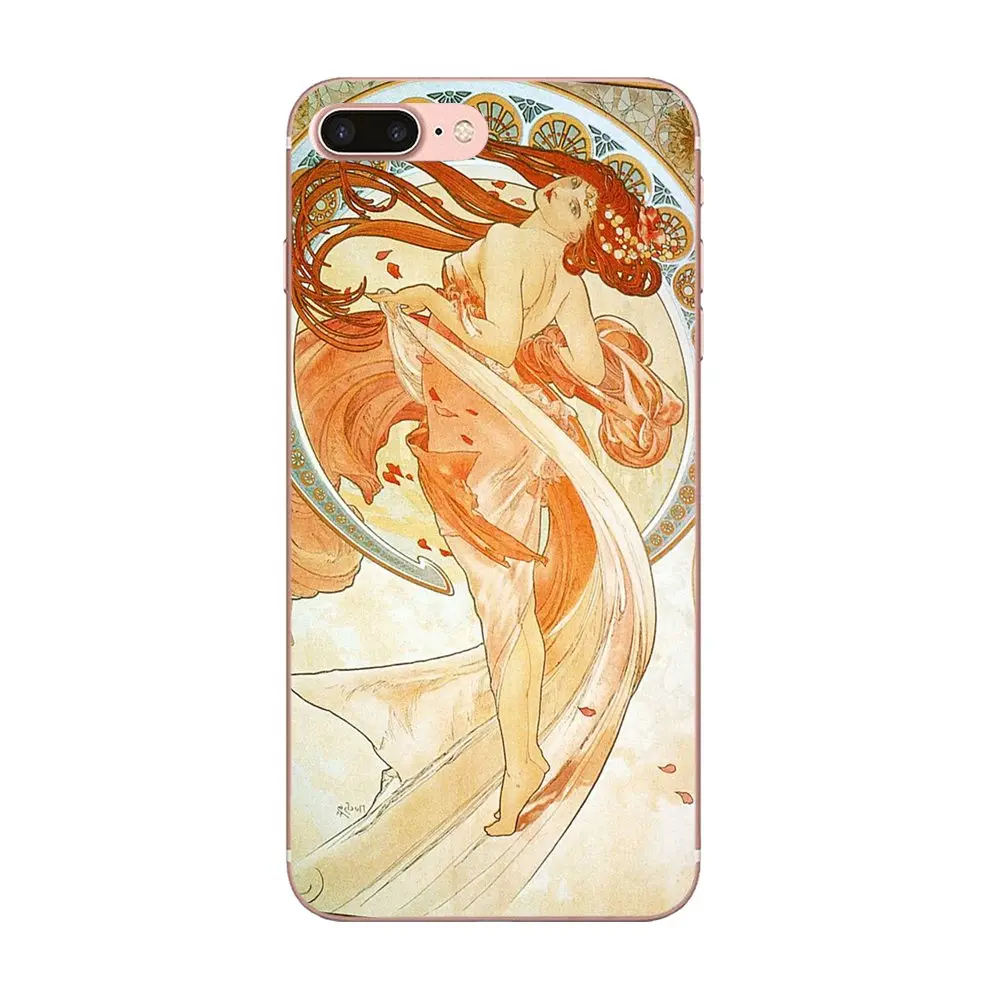 Альфонс Муха из термопластика чехол Coque для Galaxy A3 A5 A7 A8 A9 A9S On5 On7 Plus Pro Star 2015 2016 2017 2018 |